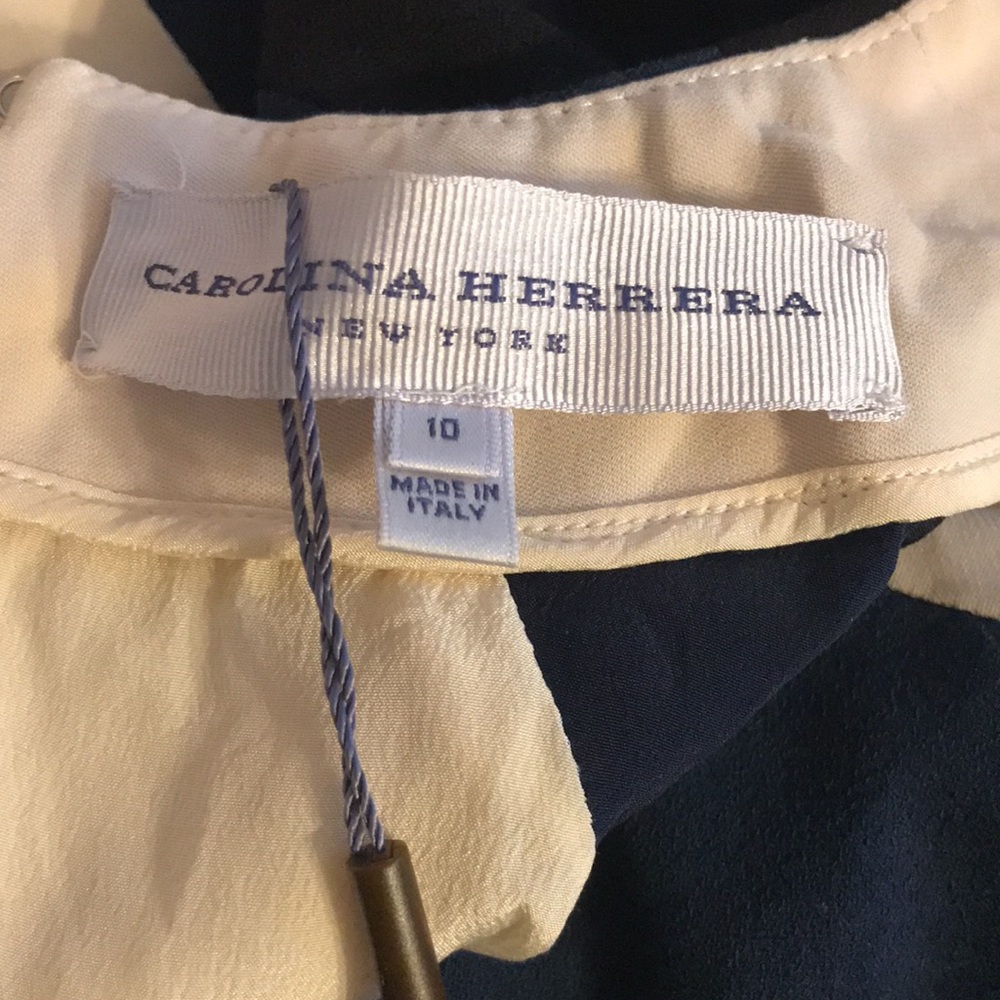 🇮🇹$2,390 Carolina Herrera Dress Size 10 🇮🇹Made In Italy  🌟Retail $2,390🌟 - Picture 3 of 12